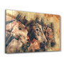 Wallity Pintura Decorativa de Vidrio Templado 46 x 72 cm